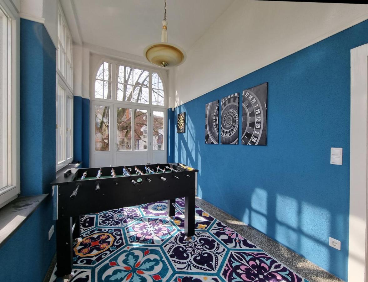 Charysma - Jugendstil Trifft Moderne, Schlafzimmer Mit Smart-Tv, Tischfussball, Darts, Parkplatz Hamelin Zewnętrze zdjęcie