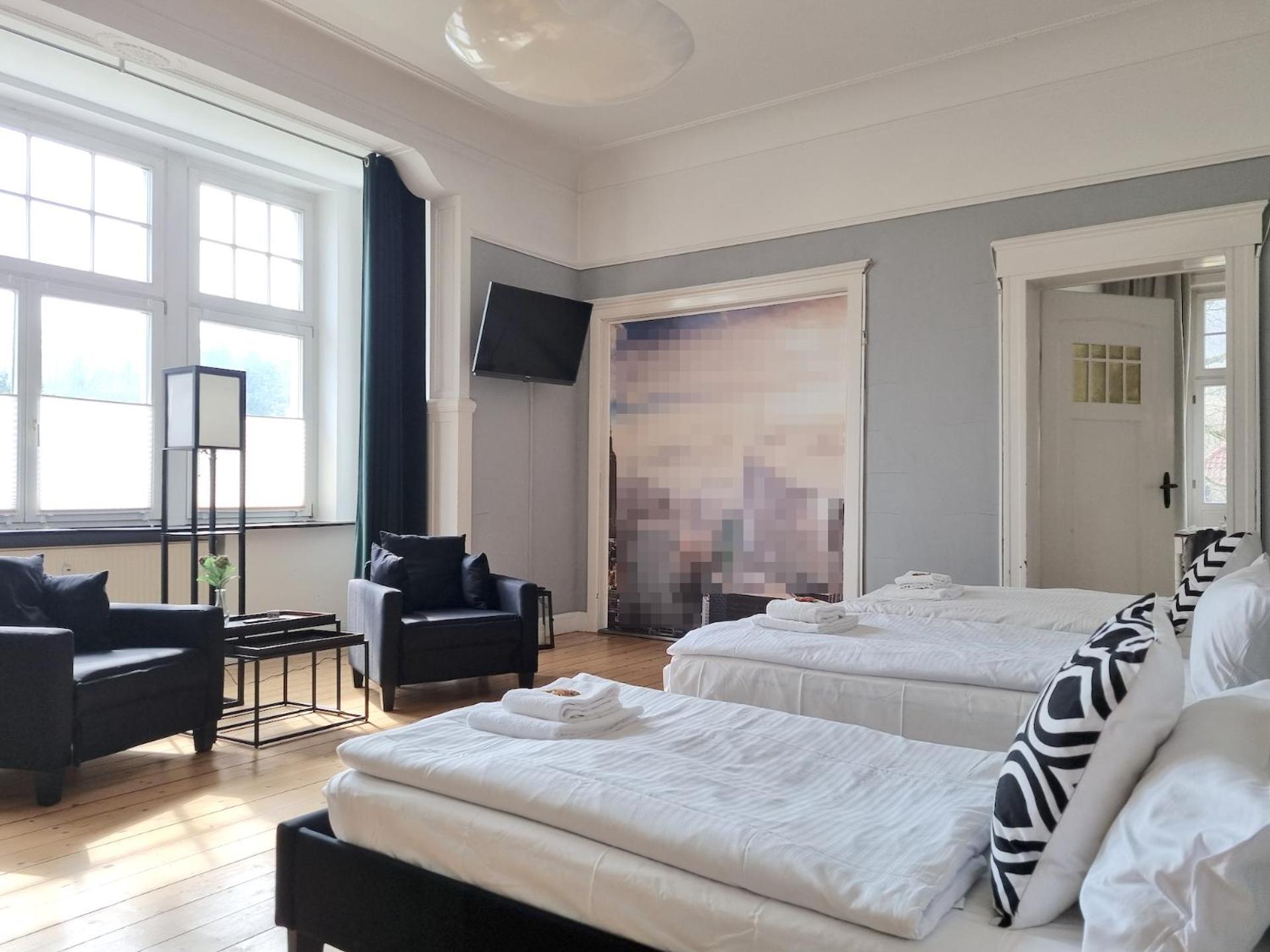 Charysma - Jugendstil Trifft Moderne, Schlafzimmer Mit Smart-Tv, Tischfussball, Darts, Parkplatz Hamelin Zewnętrze zdjęcie