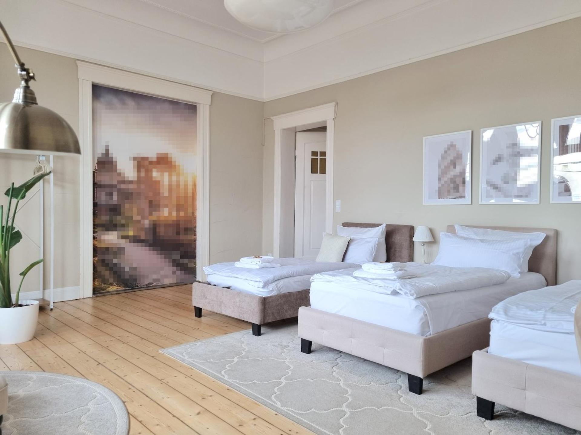 Charysma - Jugendstil Trifft Moderne, Schlafzimmer Mit Smart-Tv, Tischfussball, Darts, Parkplatz Hamelin Zewnętrze zdjęcie